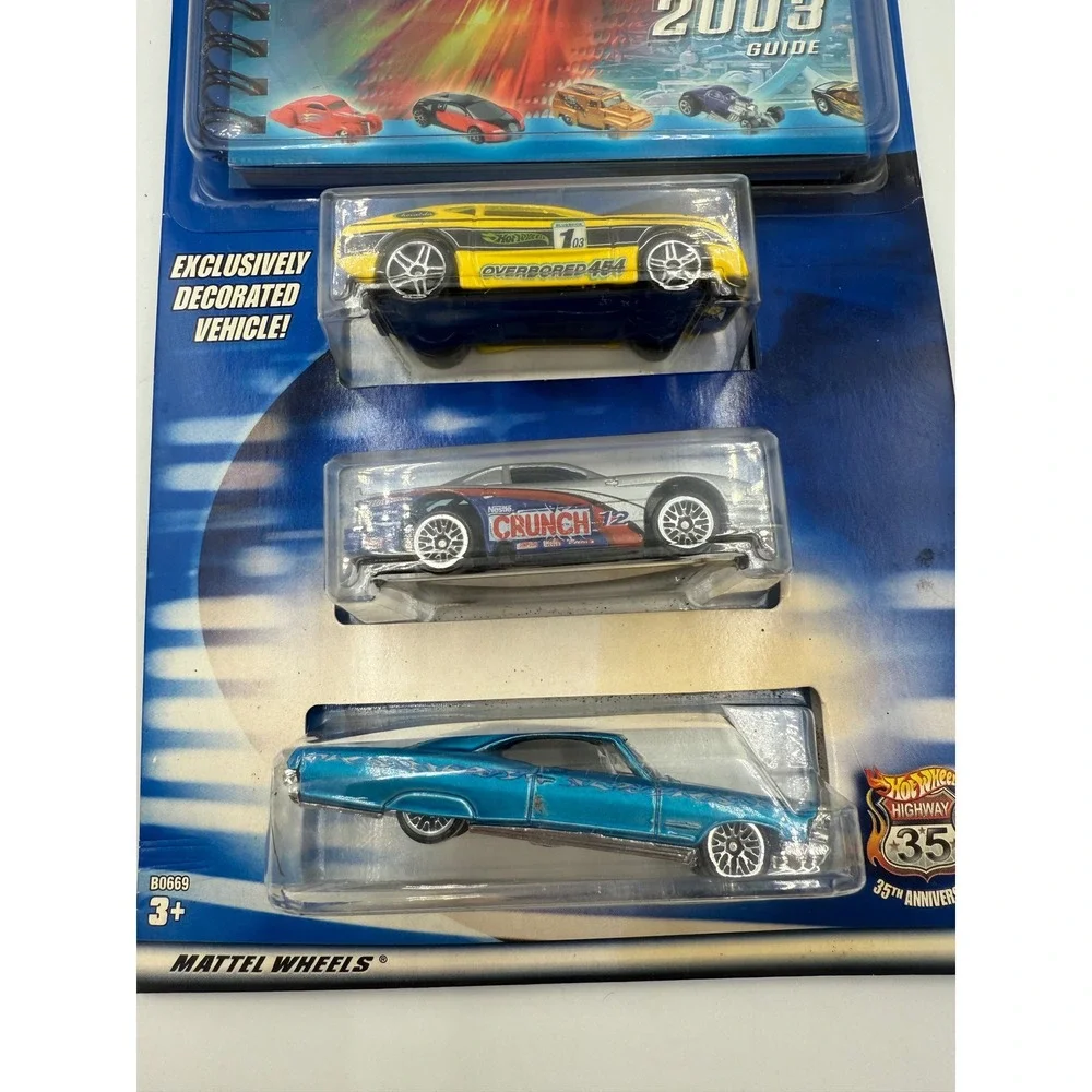 Hot Wheels 2003 Collector Guide 3-Car Pack Overbored 454 Nestle Crunch B0669 NEW